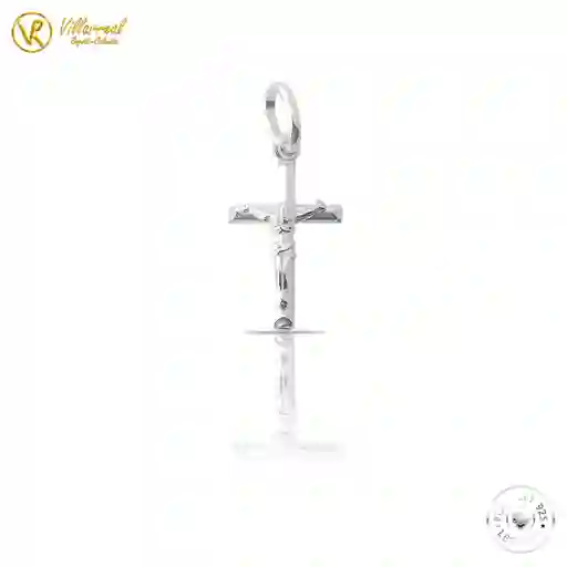Dije Cristo Crucificado En Plata De Ley 925 Legítima Unisex 23mm