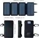 Power Bank Cargador Usb Batería Externa Panel Solar 10000mah
