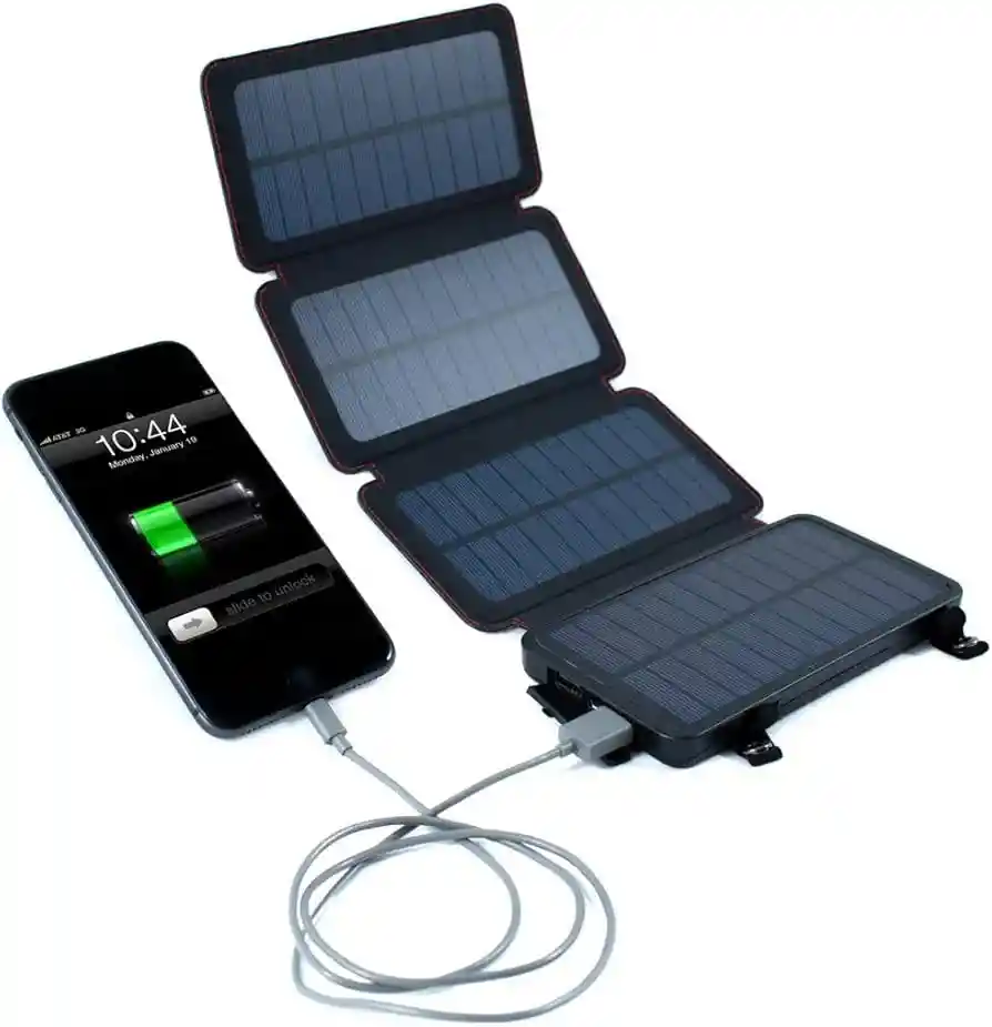 Power Bank Cargador Usb Batería Externa Panel Solar 10000mah