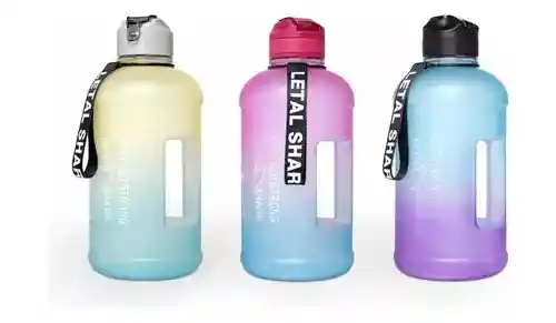 Botella Termo Botilito De Agua Motivación Fitness 2 Litros