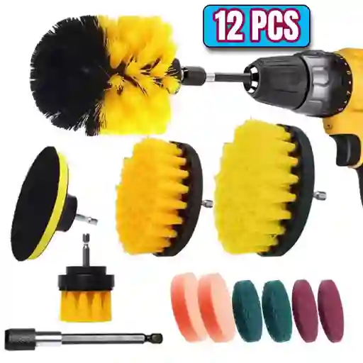 Set Cepillos Multiusos 12 Piezas