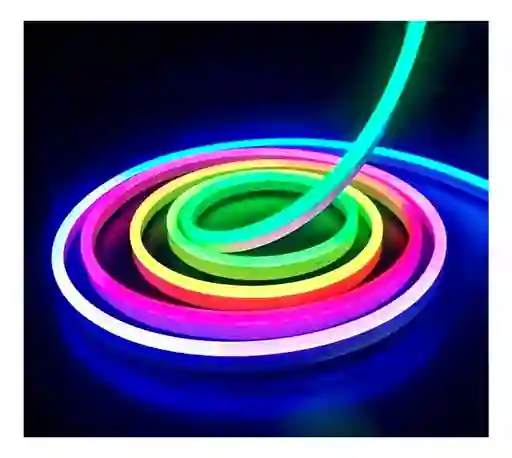 Cinta De Luz Neon Rgb-ic Flexible X 5metros + Control Y App