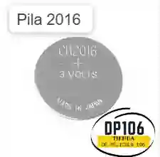 Pila 2016 Bateria Tipo Boton