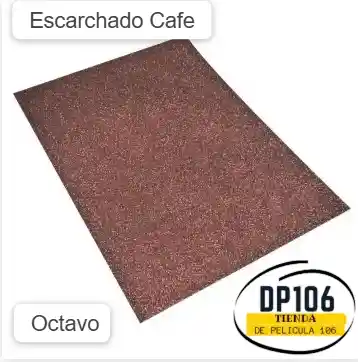 Foami Escarchado Cafe X 1 Octavo