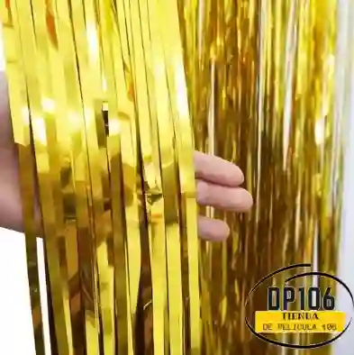 Cortina Para Fiesta Color Dorado X 1 Und