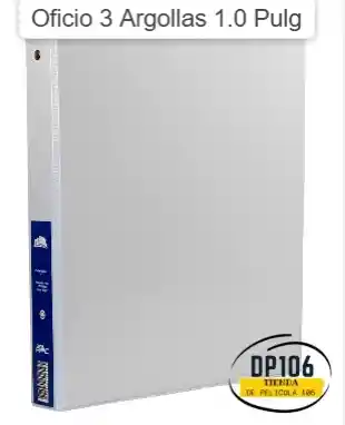 Carpeta Oficio 3 Argollas 1.0 Pulg