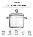 Olla De Vidrio Templado 1500 Ml Transparente Para Altas Temperaturas Inn Home