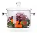 Olla De Vidrio Templado 1500 Ml Transparente Para Altas Temperaturas Inn Home