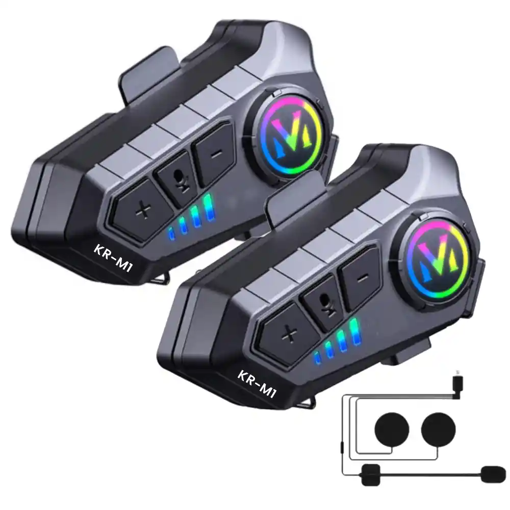 Intercomunicadores Moto Bluetooth Radio Fm Music M1 Combo X2