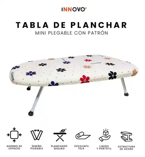 Mesa De Planchar Plegable Uso Facil Rapido No Ocupa Espacio Innovo Home