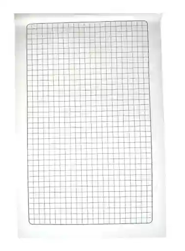 Block Bond Media Carta Cuadros 50 Hojas