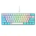 Teclado Havit Retroiluminado Con Switch Color Rojo.