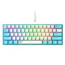 Teclado Havit Retroiluminado Con Switch Color Rojo.