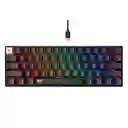 Teclado Havit Retroiluminado Con Switch Color Rojo.