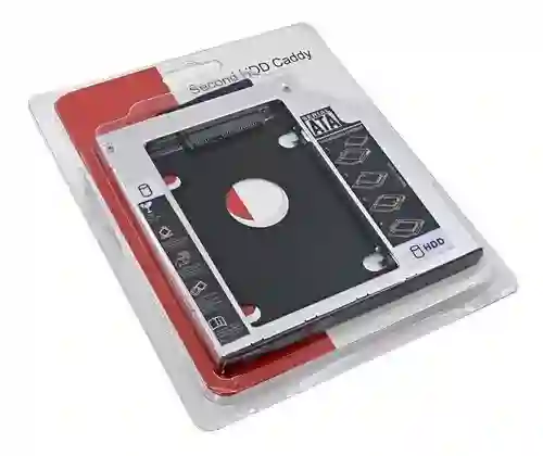 Caddy Adaptador Segundo Disco Duro Sata Ssd Cd Dvd 9.5mm