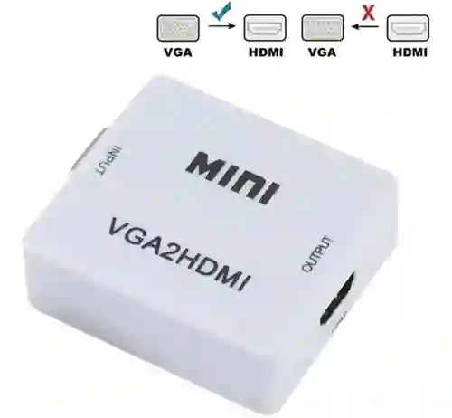 Convertidor Adaptador Vga A Hdmi Con Audio
