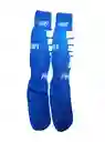 Par De Medias De Fútbol Largas Fss 8-10 Deportivas Profesionales - Azul/blanco