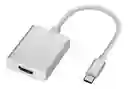 Cable Convertidor Adaptador De Usb 3.1 Tipo C A Hdmi Color Rosa Metalizado