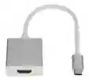 Cable Convertidor Adaptador De Usb 3.1 Tipo C A Hdmi Color Rosa Metalizado