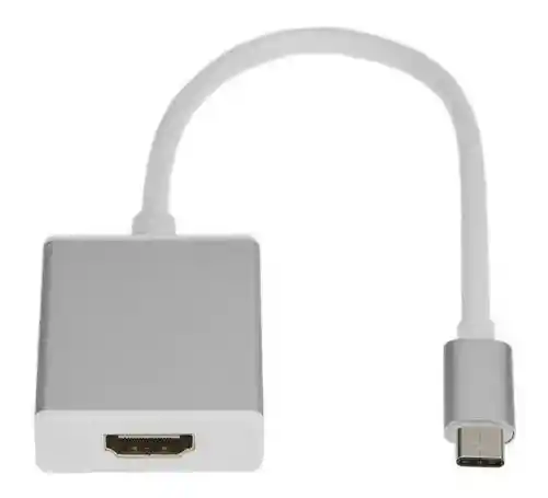 Cable Convertidor Adaptador De Usb 3.1 Tipo C A Hdmi Color Rosa Metalizado