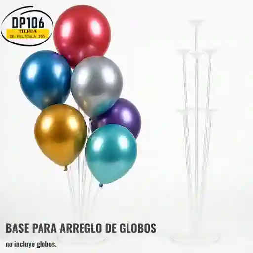 Base Para Arreglos De 7 Bombas / Globos