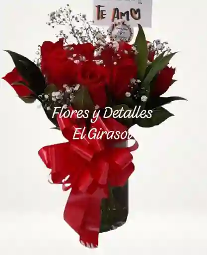 Jarrón Pasión Escarlata