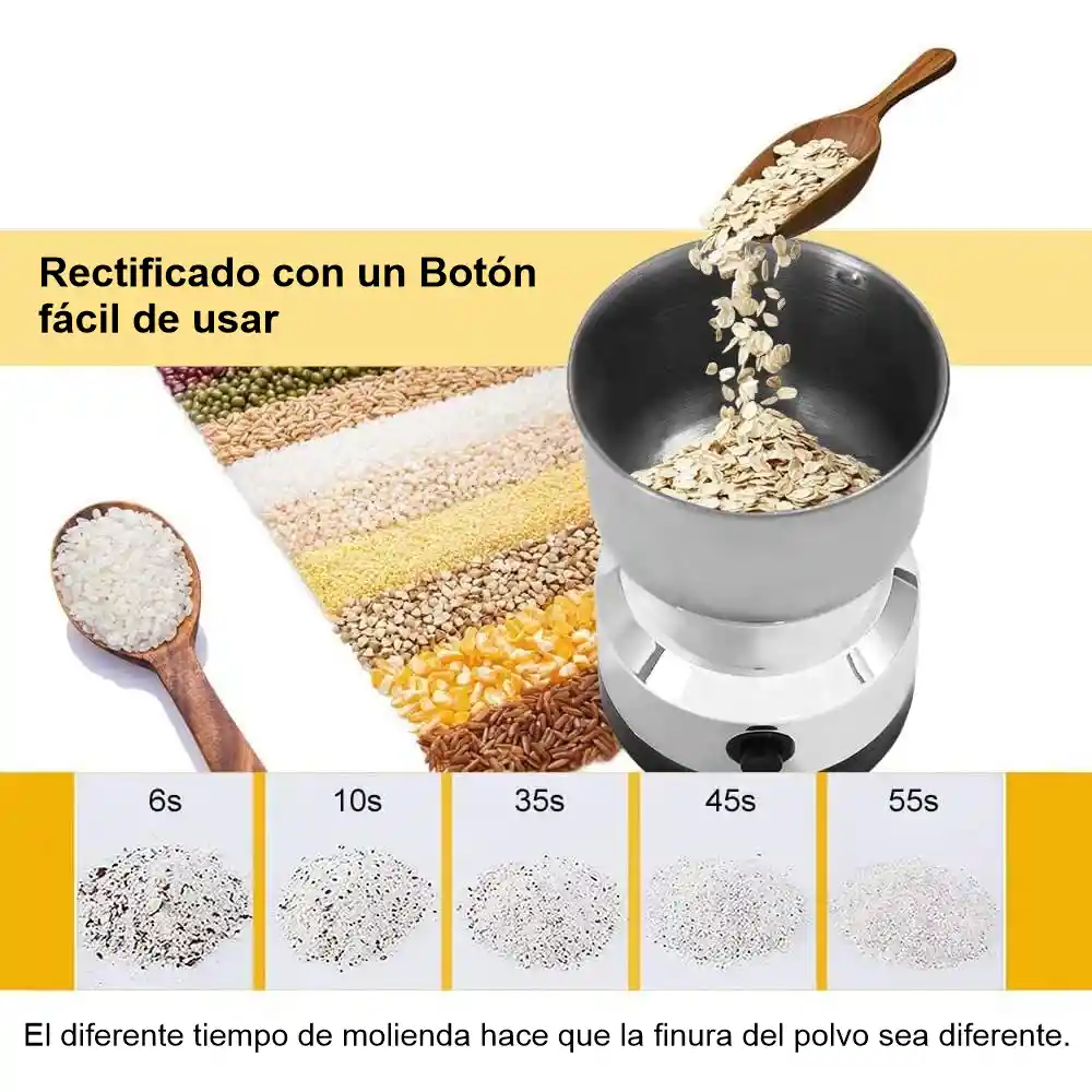 Molino De Café Eléctrico Multifuncional Trituradora Granos