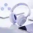 Diadema Bluetooh 5.4 / Cancelacion De Ruido Con Ia / Havit Nc01h / 80h Bateria / Morada