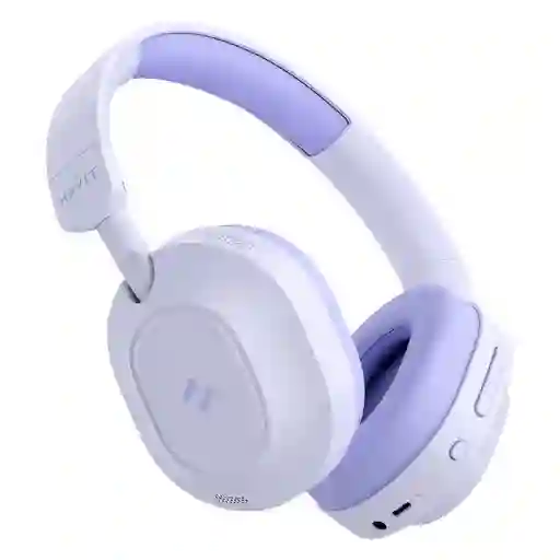 Diadema Bluetooh 5.4 / Cancelacion De Ruido Con Ia / Havit Nc01h / 80h Bateria / Morada