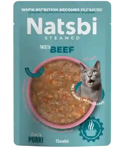 Natsbi Cat Steamed Beef 80gr