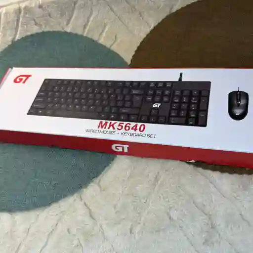 Combo Teclado + Mouse Alambrico Usb Gt Mk5640 / Computador
