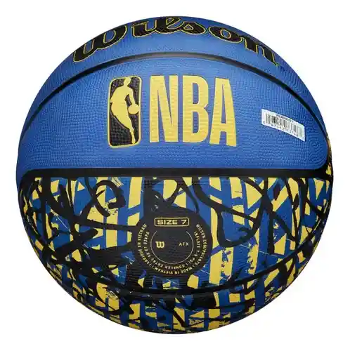 Balón De Basket Wilson Nba Graffiti Gs Warriors No.7