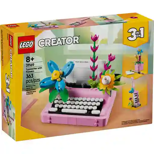 Juego Construcción Lego 363 Piezas Maquina De Escribir Niños