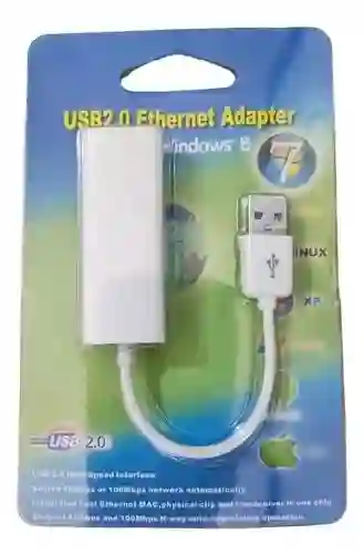Adaptador Convertidor Usb Internet Rápido Rj45 10/100 Hogar