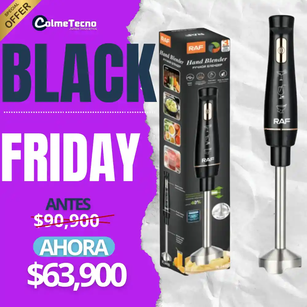 Batidora De Mano Eléctrica Multiusos 4 Cuchillas 350w Raf