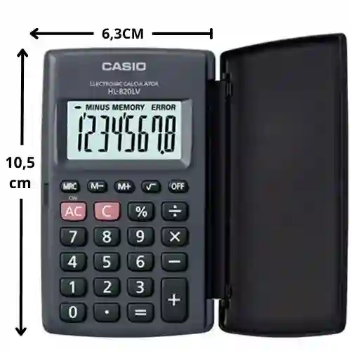 Calculadora Pequeña De 8 Dígitos - Hl-820lv