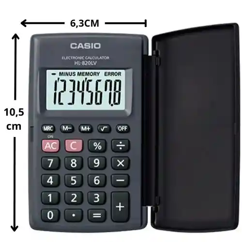 Calculadora Pequeña De 8 Dígitos - Hl-820lv