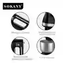 Batidora Eléctrica Sokany Acero Inoxidable 500 w 5 Velocidades 4.0 l