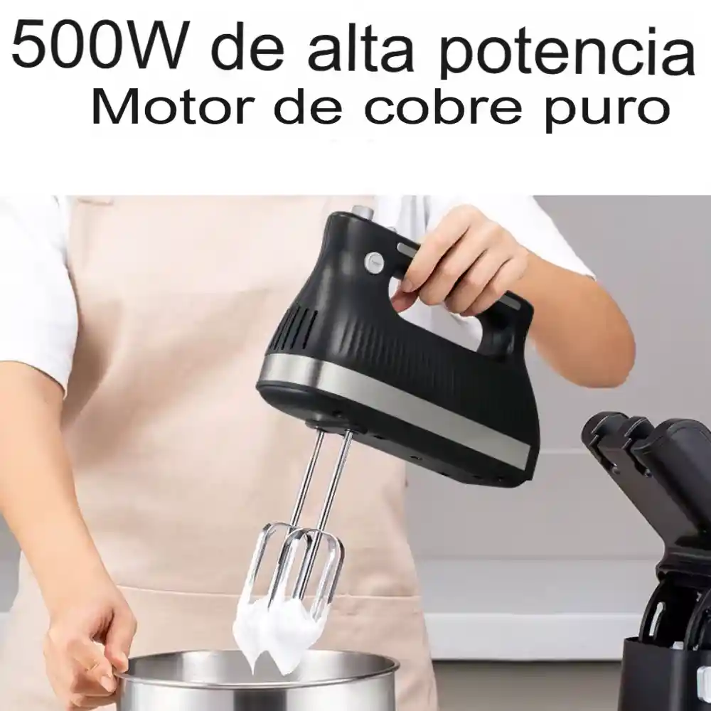 Batidora Eléctrica Sokany Acero Inoxidable 500 w 5 Velocidades 4.0 l
