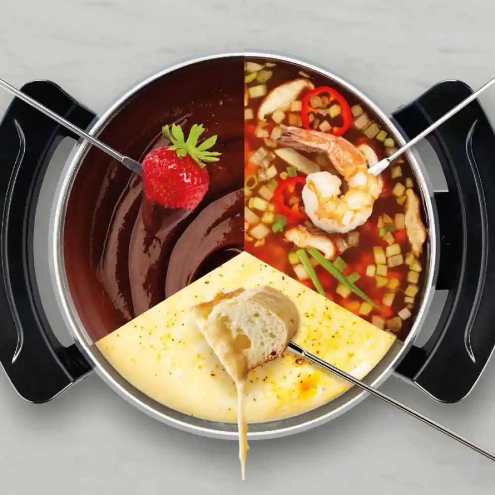 Fondue Hamilton Beach Gris 3 Lt 400 W Acero Inoxidable