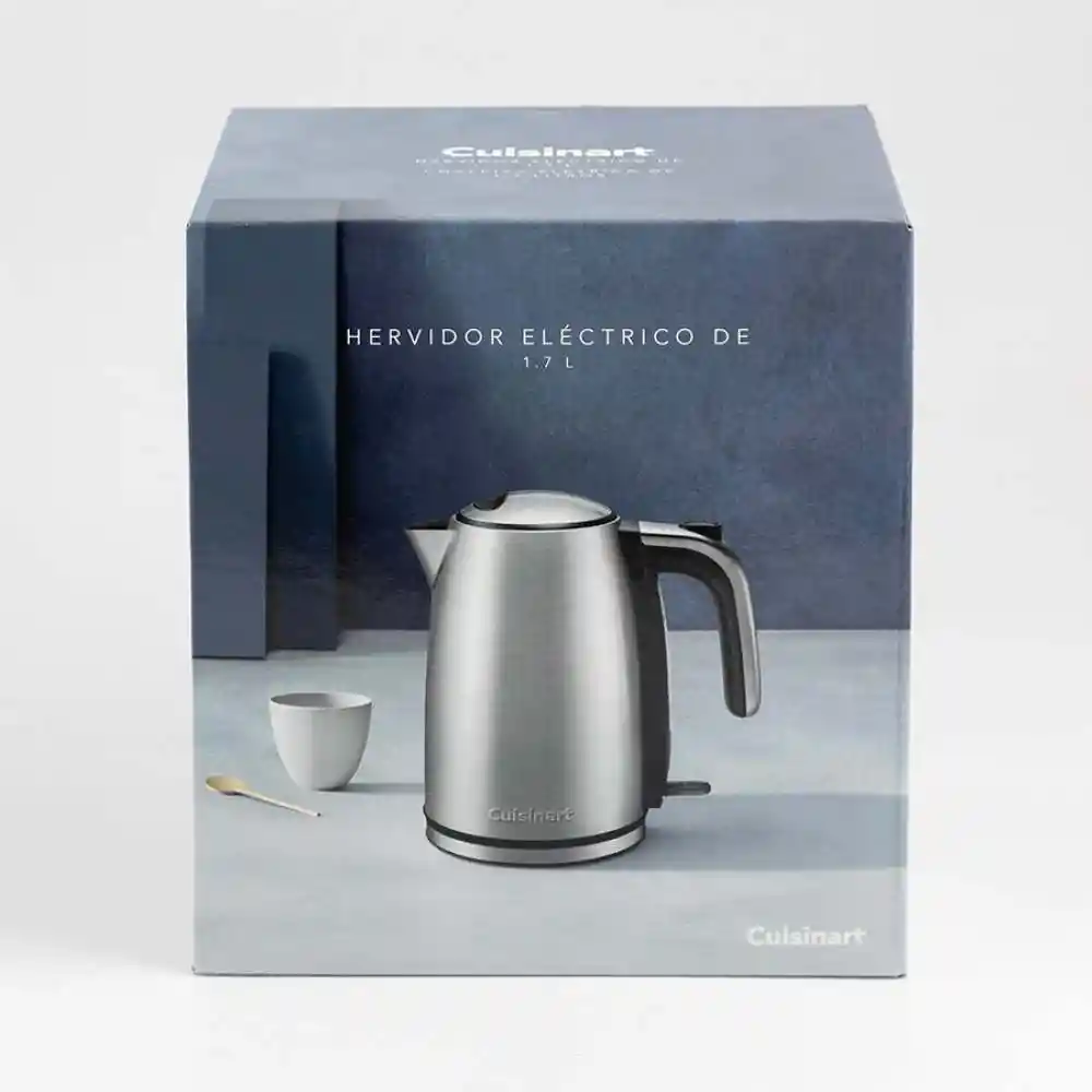 Hervidor Electrico Cuisinart Plateado 1.7 Lt 1340 W Acero Inoxidable