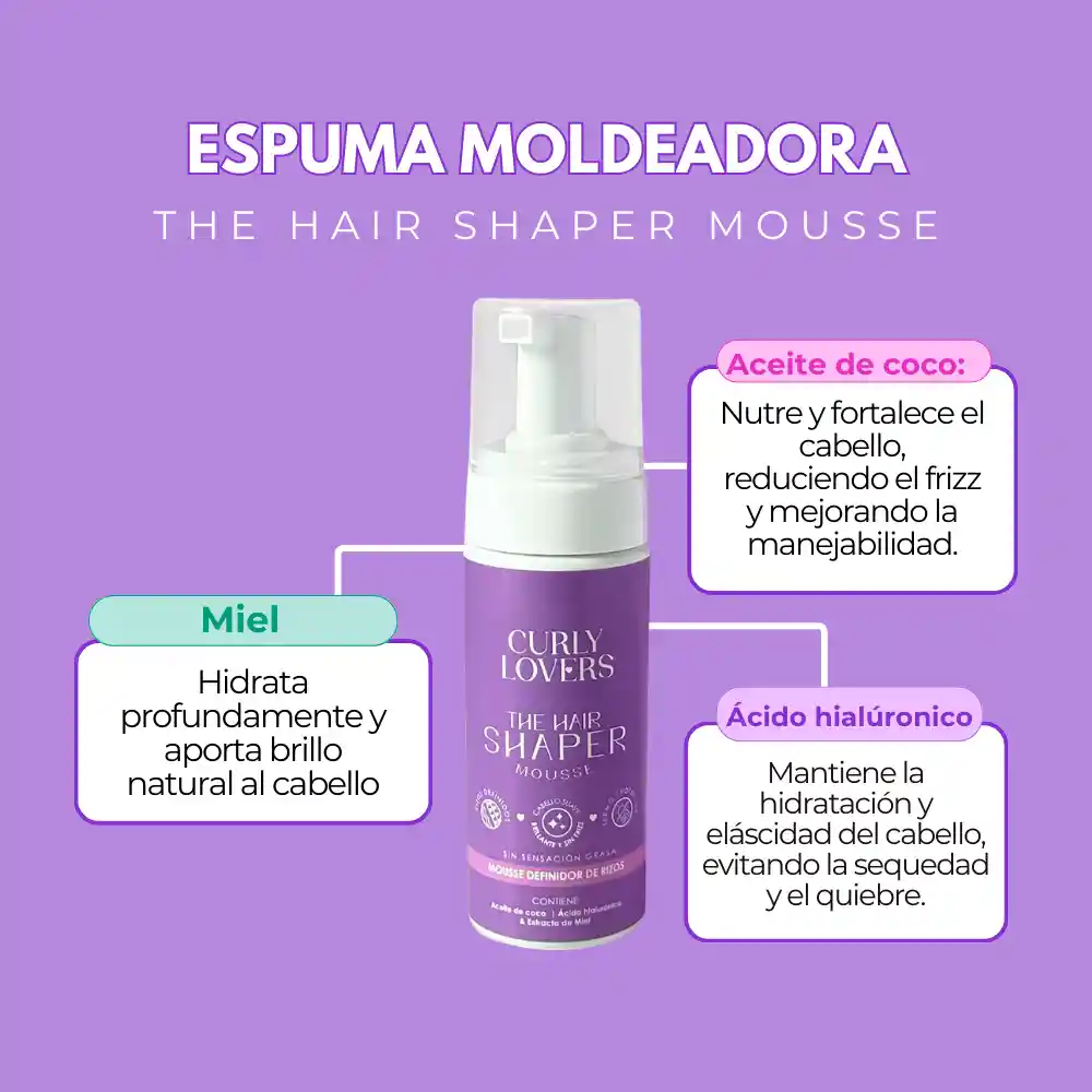Espuma Definidora The Hair Shaper Mousse