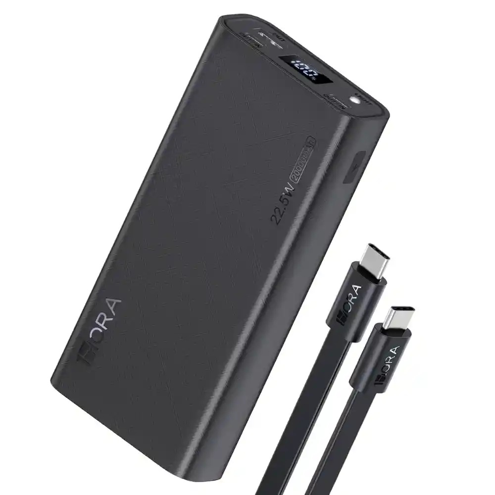 1hora Power Bank Portátil Carga Rápida 22.5w 20.000mah Gar158
