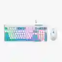 Combo De Teclado Y Mouse Gamer Havit Kb891cm / Color Blanco