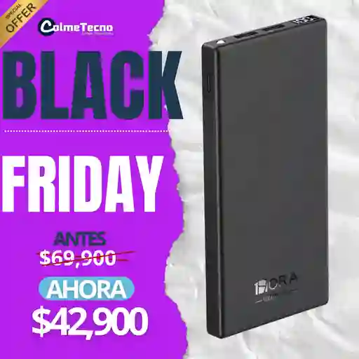 1hora Power Bank Batería Portátil 10.000mah 10.5w Gar263
