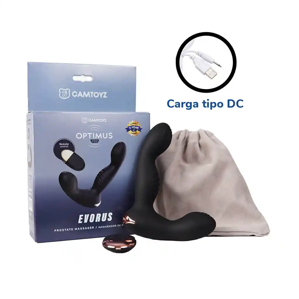 Kit Placer Discreto Evorus Masajeador Prostático
