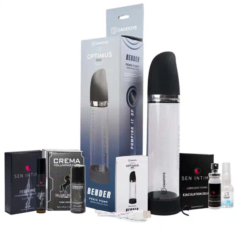 Kit Placer Intenso Bender Bomba De Succión