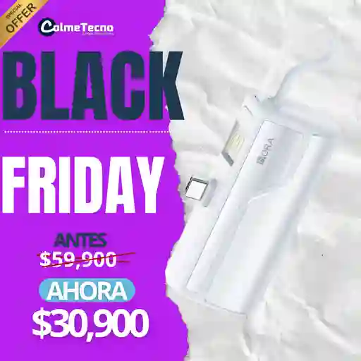 1hora Mini Batería Externa Power Bank 4500mah Tipo C Gar262