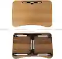Mesa Auxiliar Con Frente Curvo Base Plegable Con Antideslizante