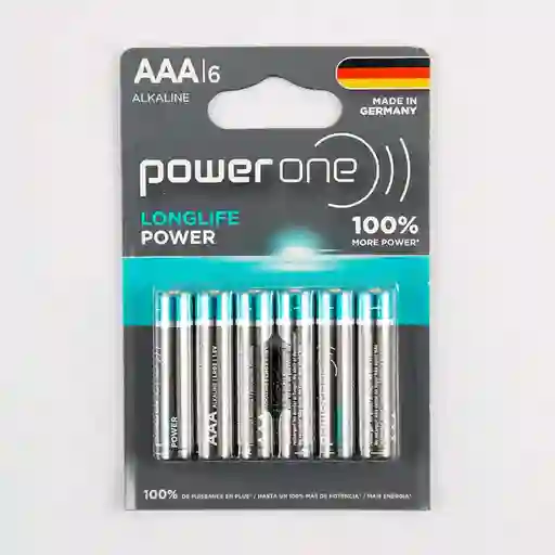 Pilas Aaa Power One Blister 6 Und